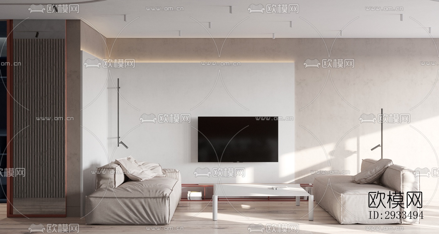 北欧公寓效果图下载（渲染图15）