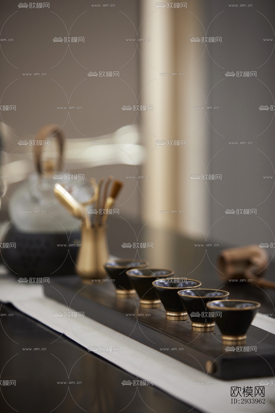 新中式别墅效果图下载（渲染图18）