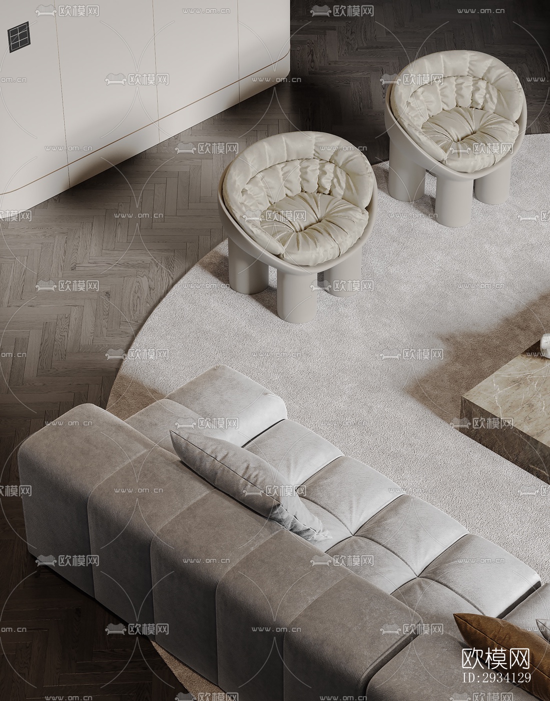 现代别墅效果图下载（渲染图13）