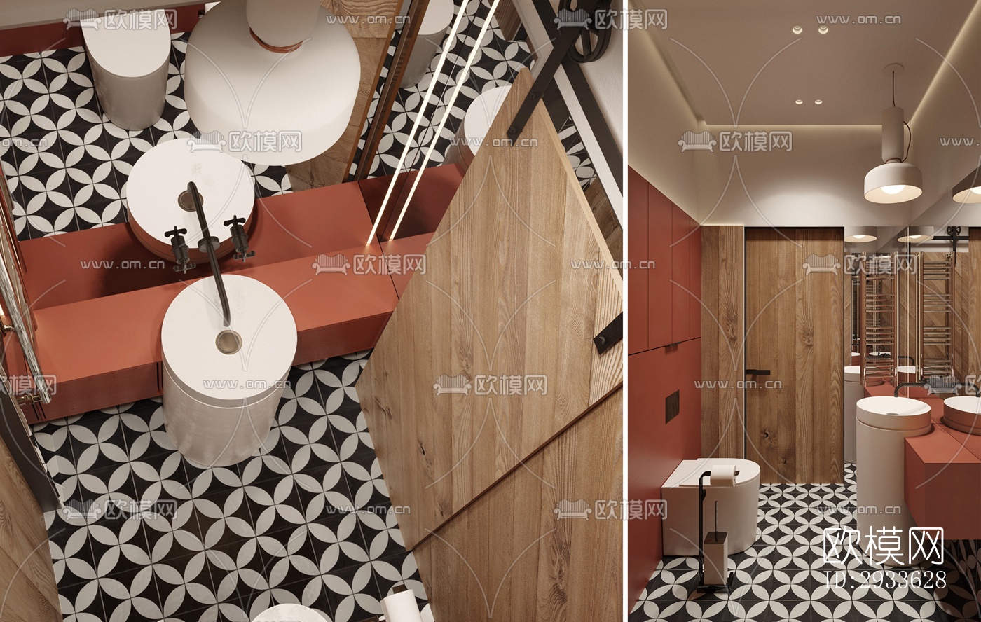 北欧公寓效果图下载（渲染图16）