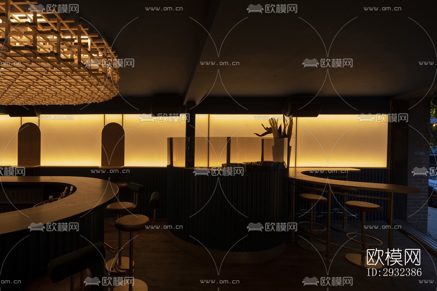 现代酒吧效果图下载（渲染图10）