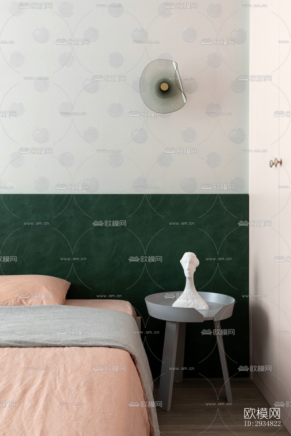 现代平层效果图下载（渲染图15）