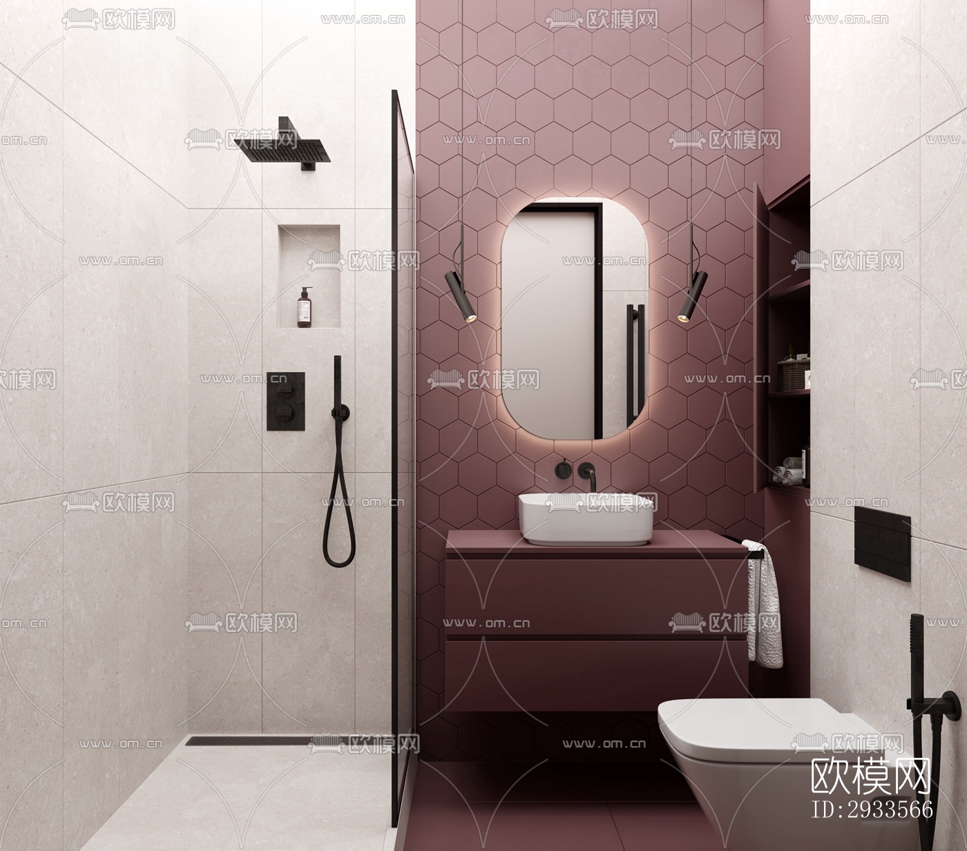 北欧公寓效果图下载（渲染图20）