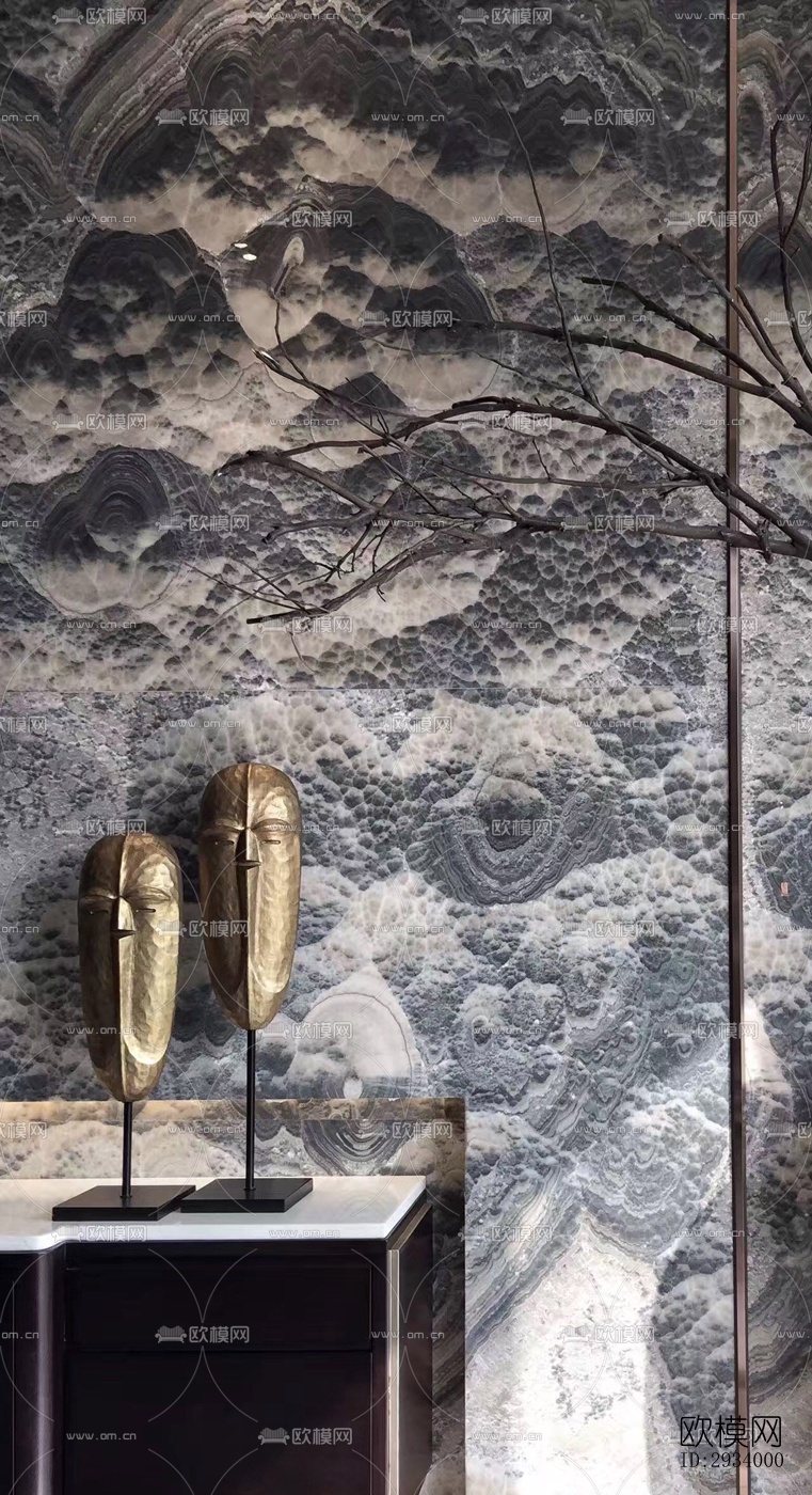 新中式别墅效果图下载（渲染图13）