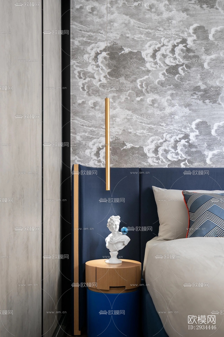 后现代平层效果图下载（渲染图5）