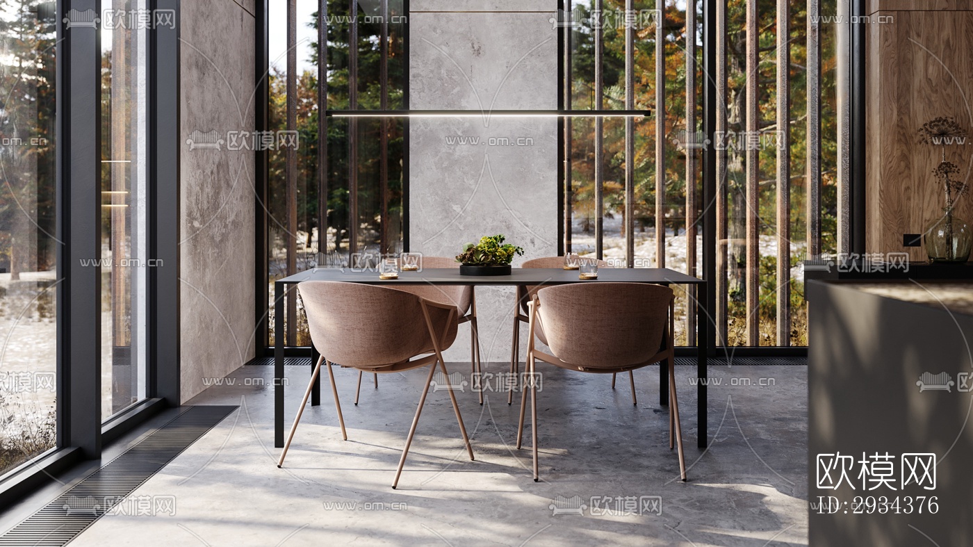 侘寂平层效果图下载（渲染图11）