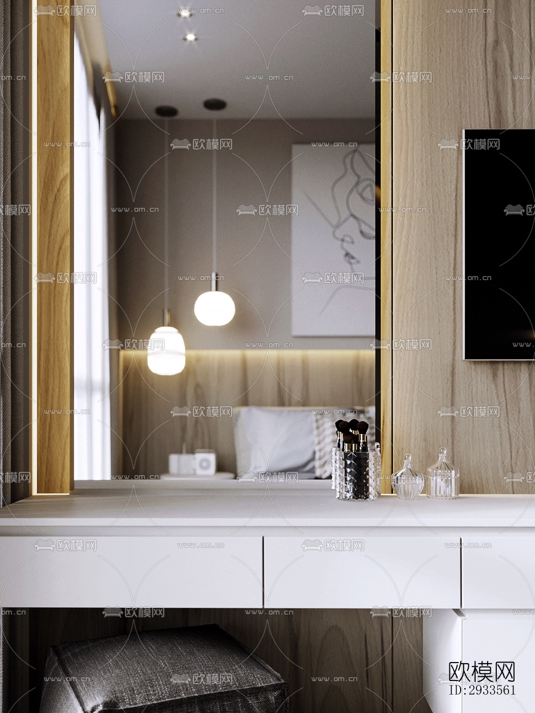 北欧公寓效果图下载（渲染图10）