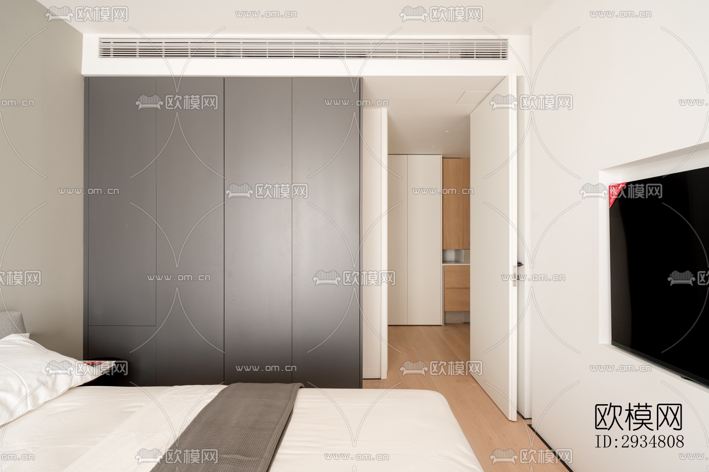 现代平层效果图下载（渲染图15）