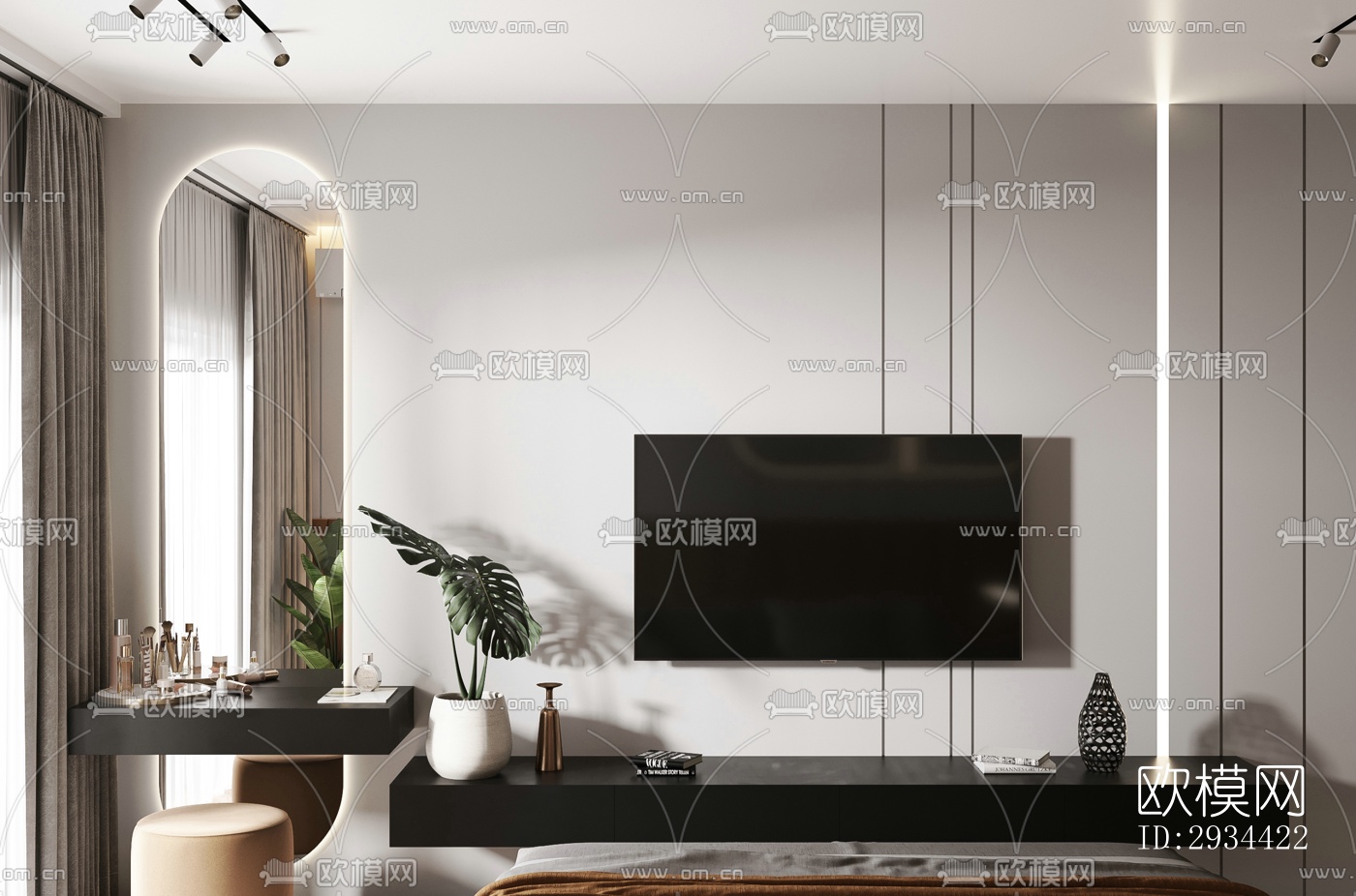 北欧平层效果图下载（渲染图20）