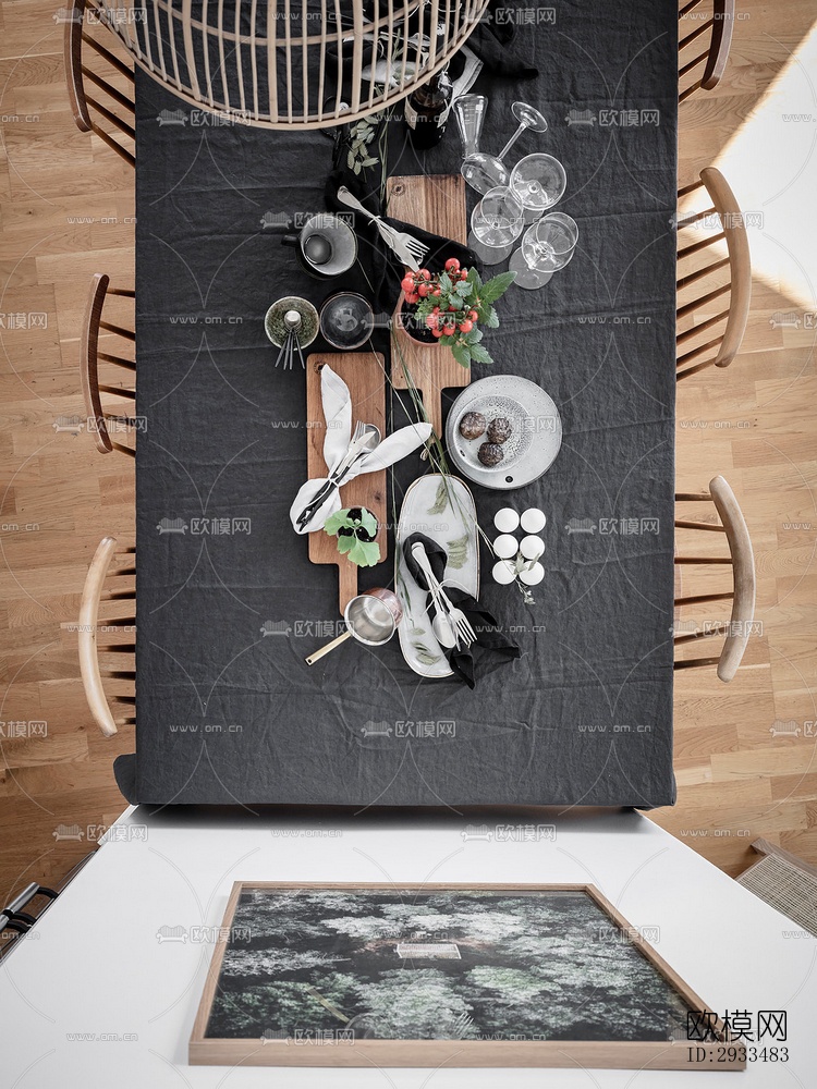 北欧公寓效果图下载（渲染图6）