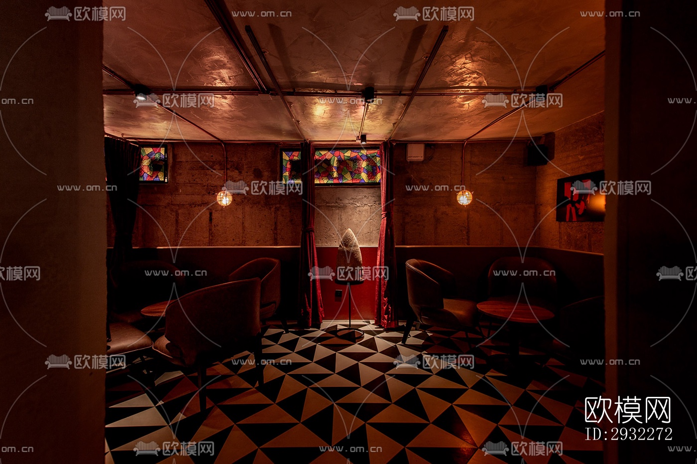 侘寂酒吧效果图下载（渲染图12）