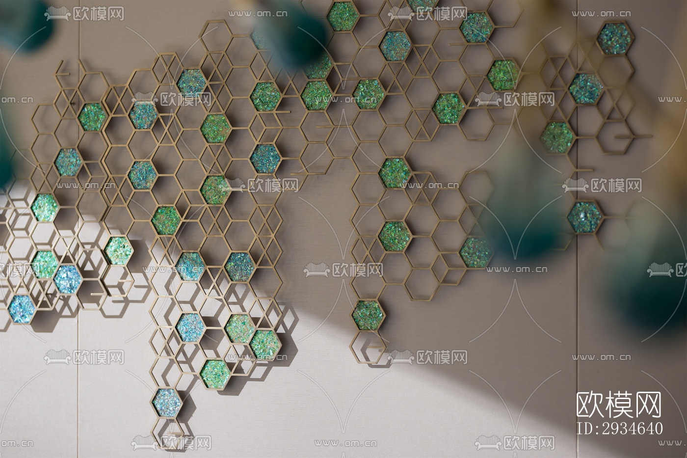新中式平层效果图下载（渲染图11）