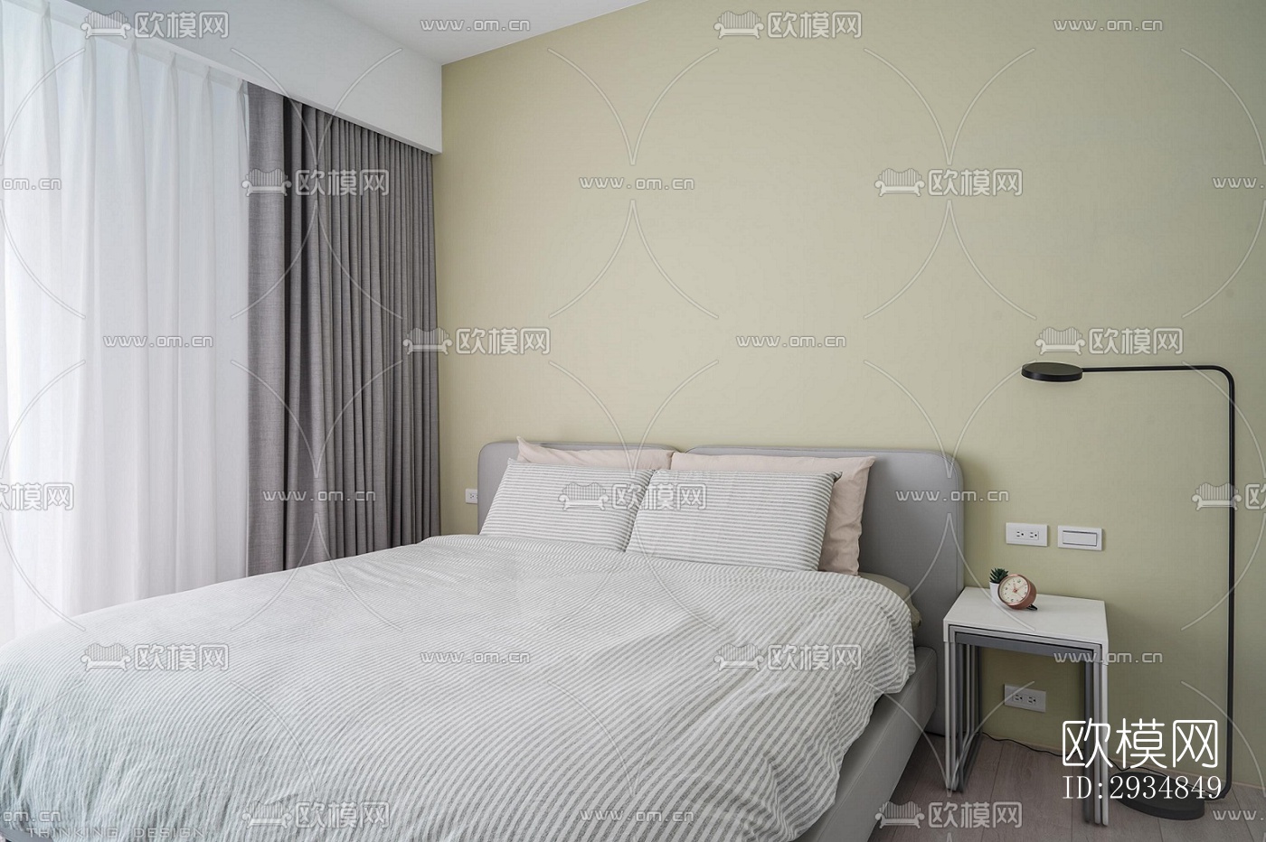 现代平层效果图下载（渲染图15）