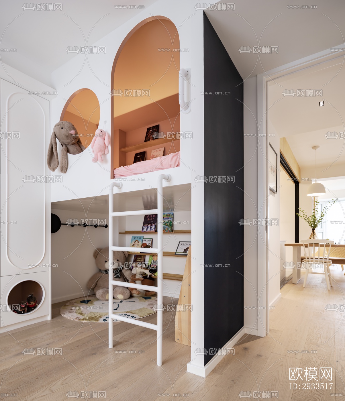 北欧公寓效果图下载（渲染图16）