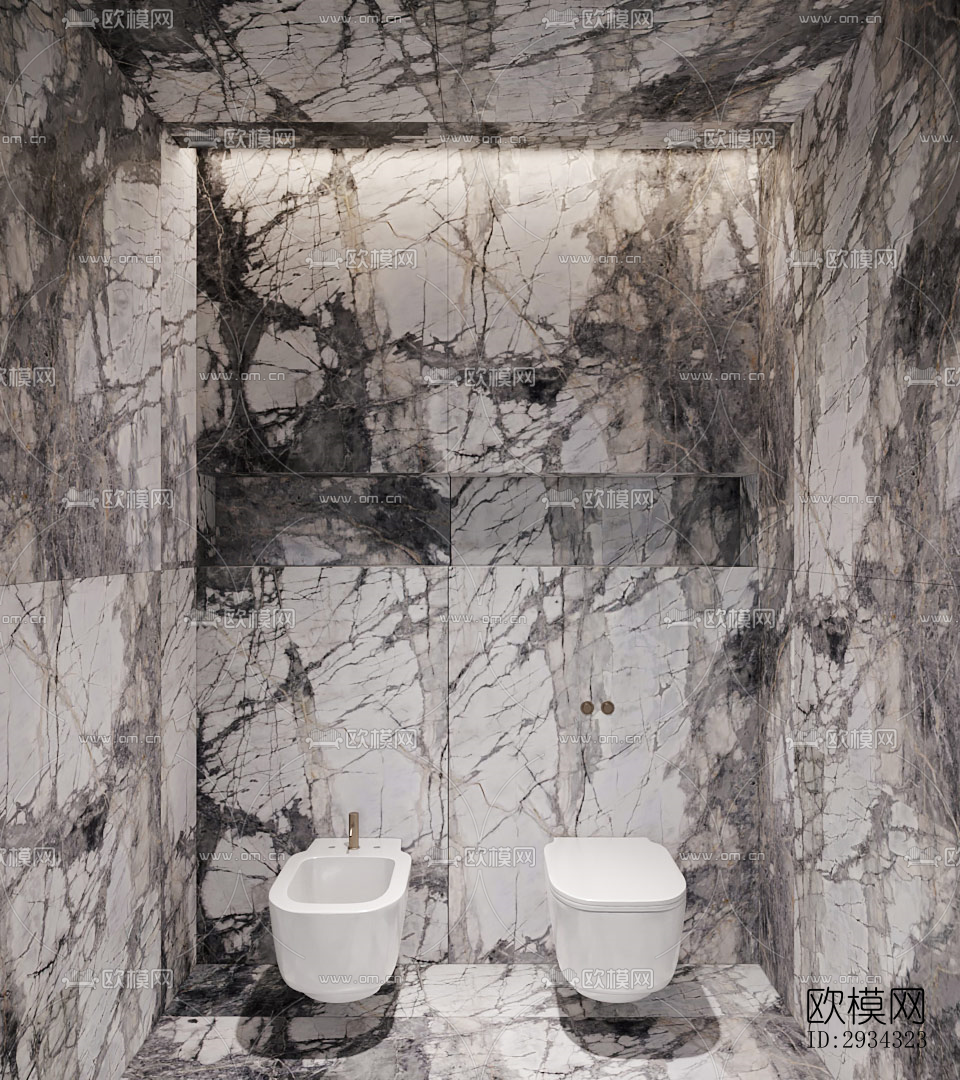 现代复式效果图下载（渲染图10）