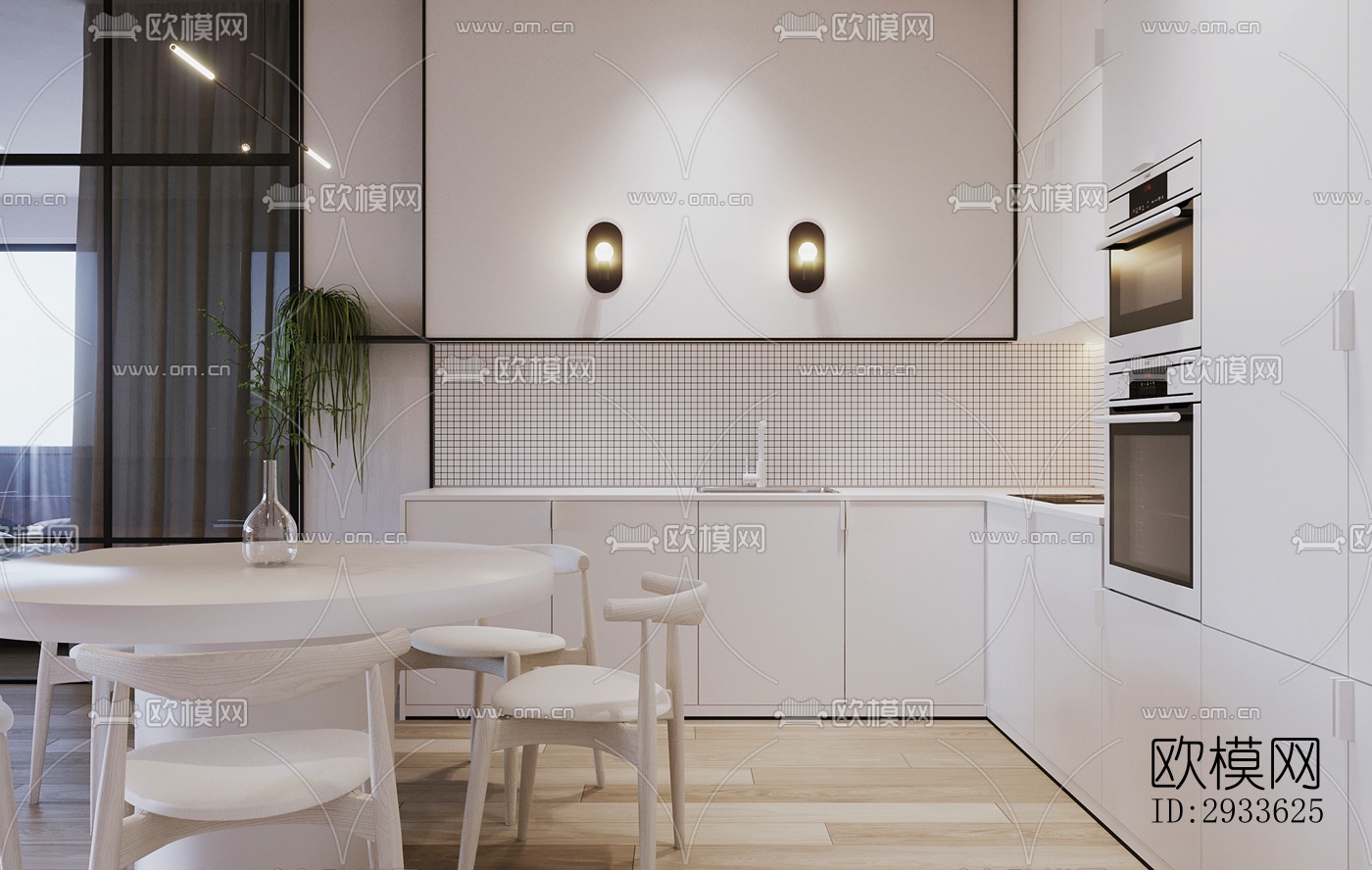 北欧公寓效果图下载（渲染图19）