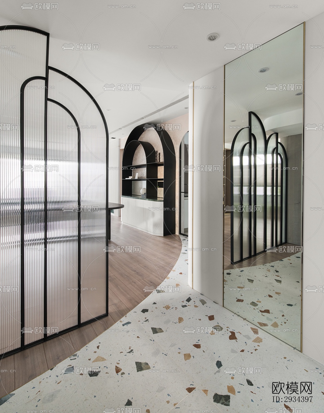 北欧平层效果图下载（渲染图10）