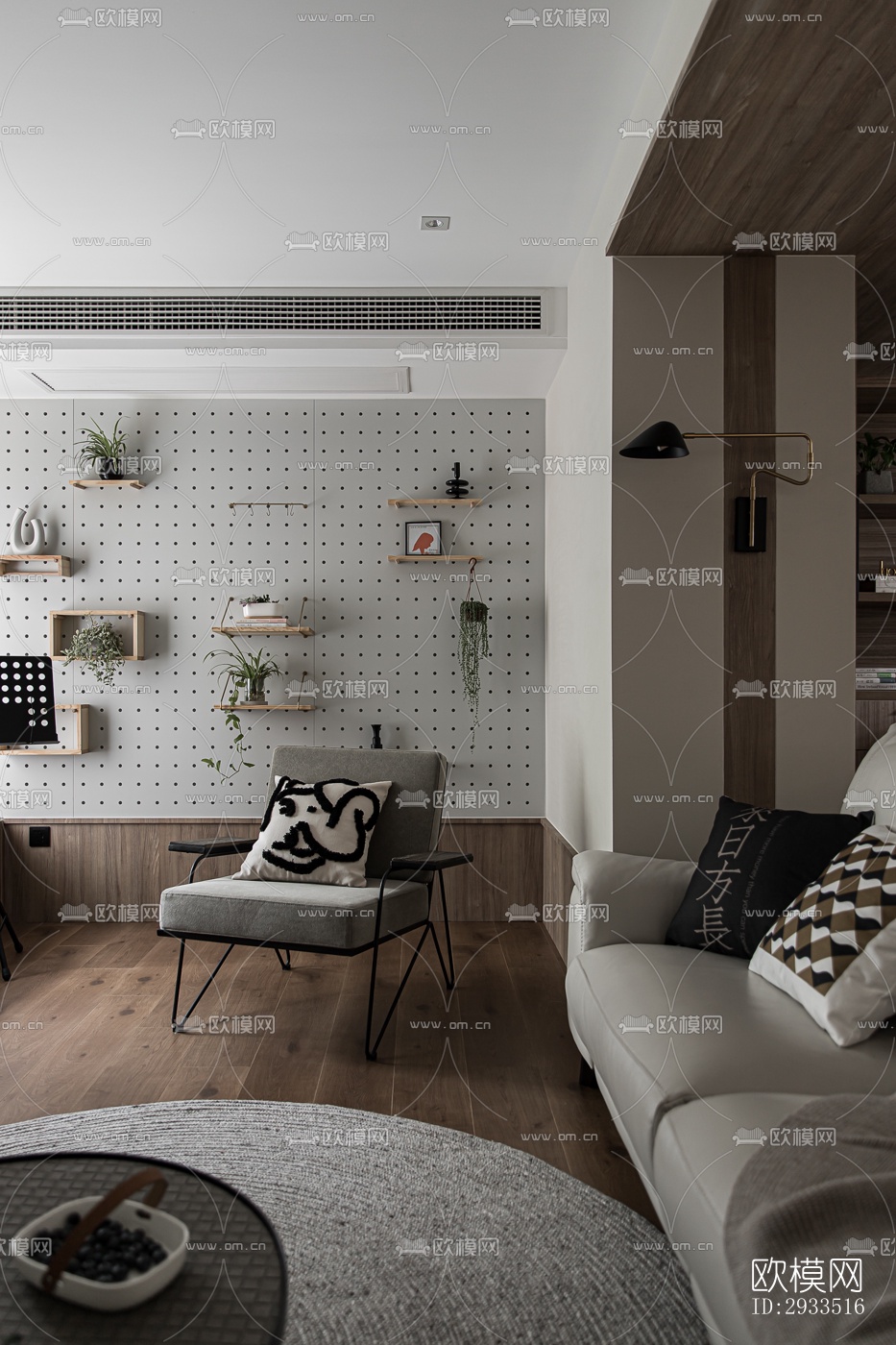 北欧公寓效果图下载（渲染图17）