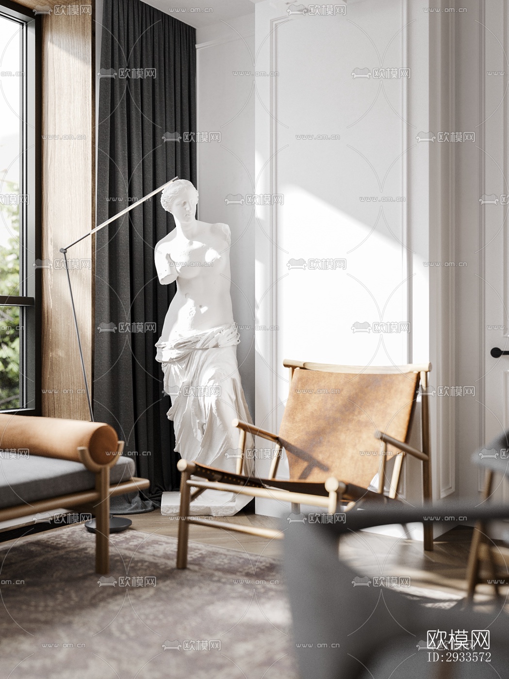 北欧公寓效果图下载（渲染图12）