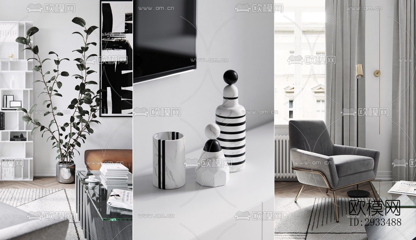 北欧公寓效果图下载（渲染图15）