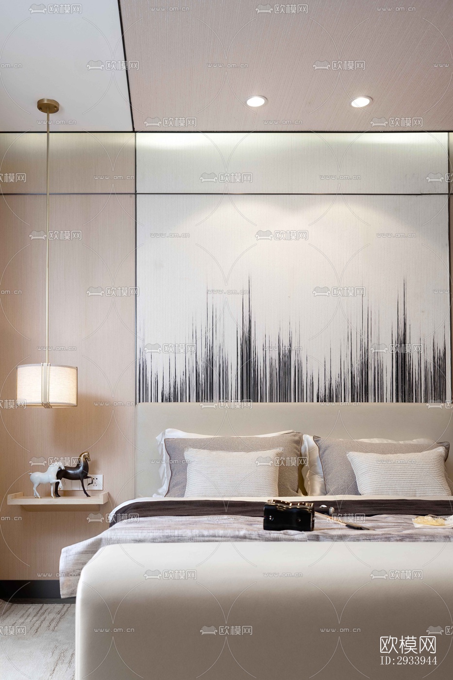 新中式别墅效果图下载（渲染图12）