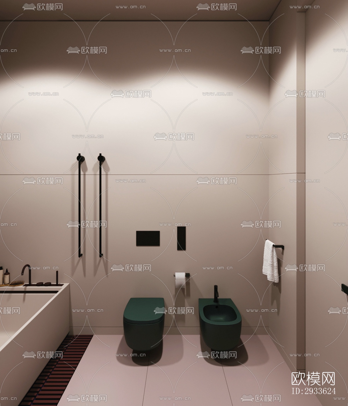 北欧公寓效果图下载（渲染图9）