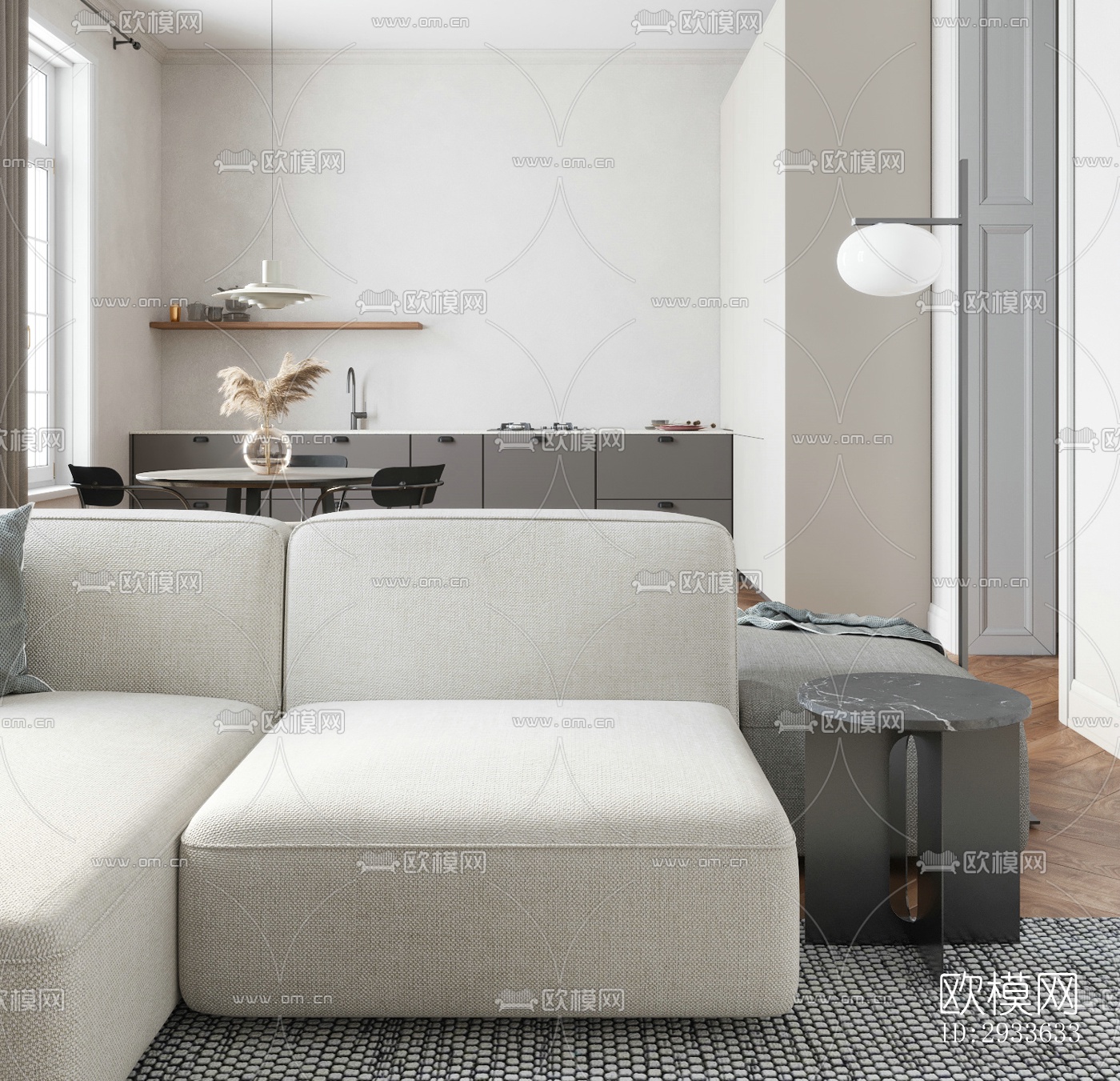 北欧公寓效果图下载（渲染图18）