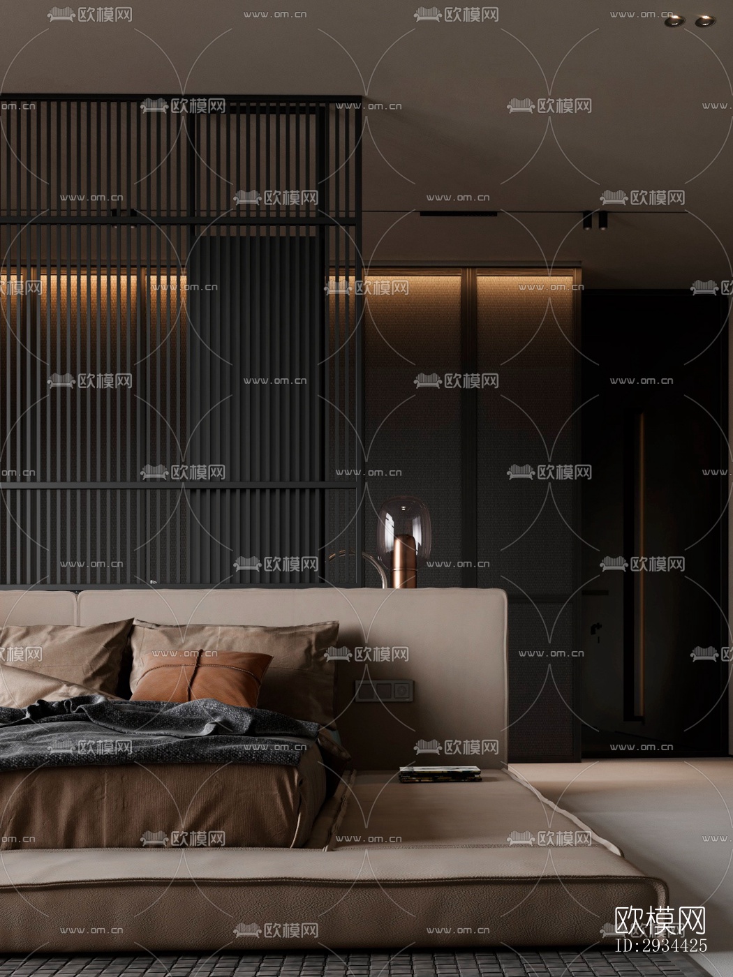 北欧平层效果图下载（渲染图4）