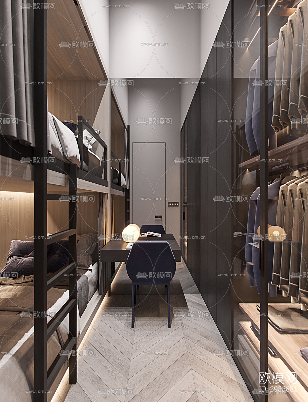 北欧别墅效果图下载（渲染图6）