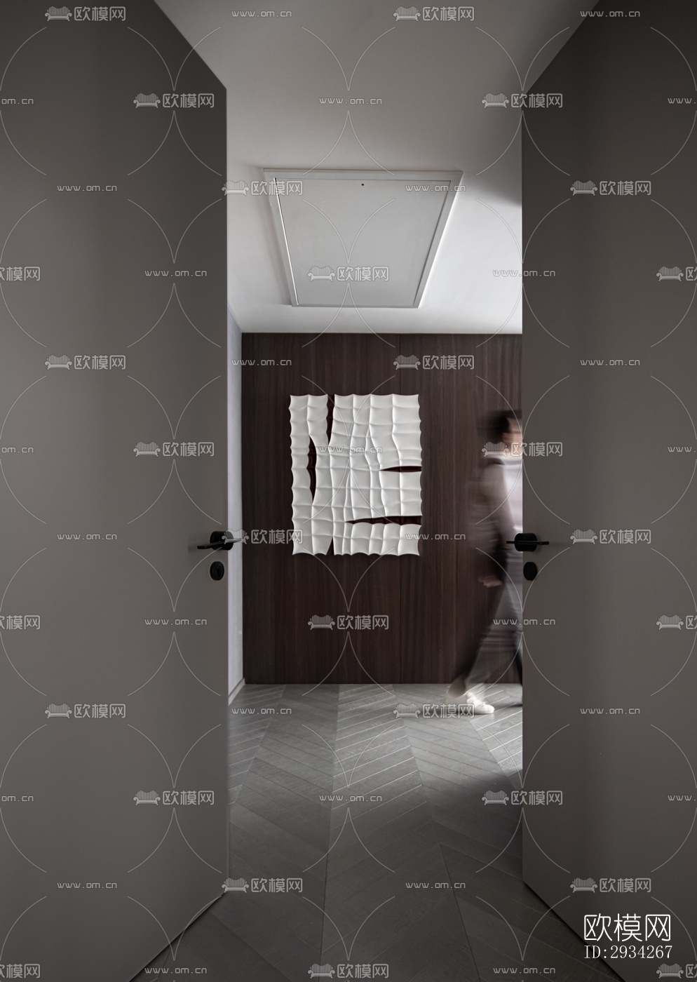 现代复式效果图下载（渲染图10）