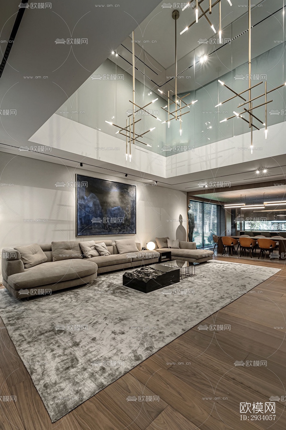 现代别墅效果图下载（渲染图2）