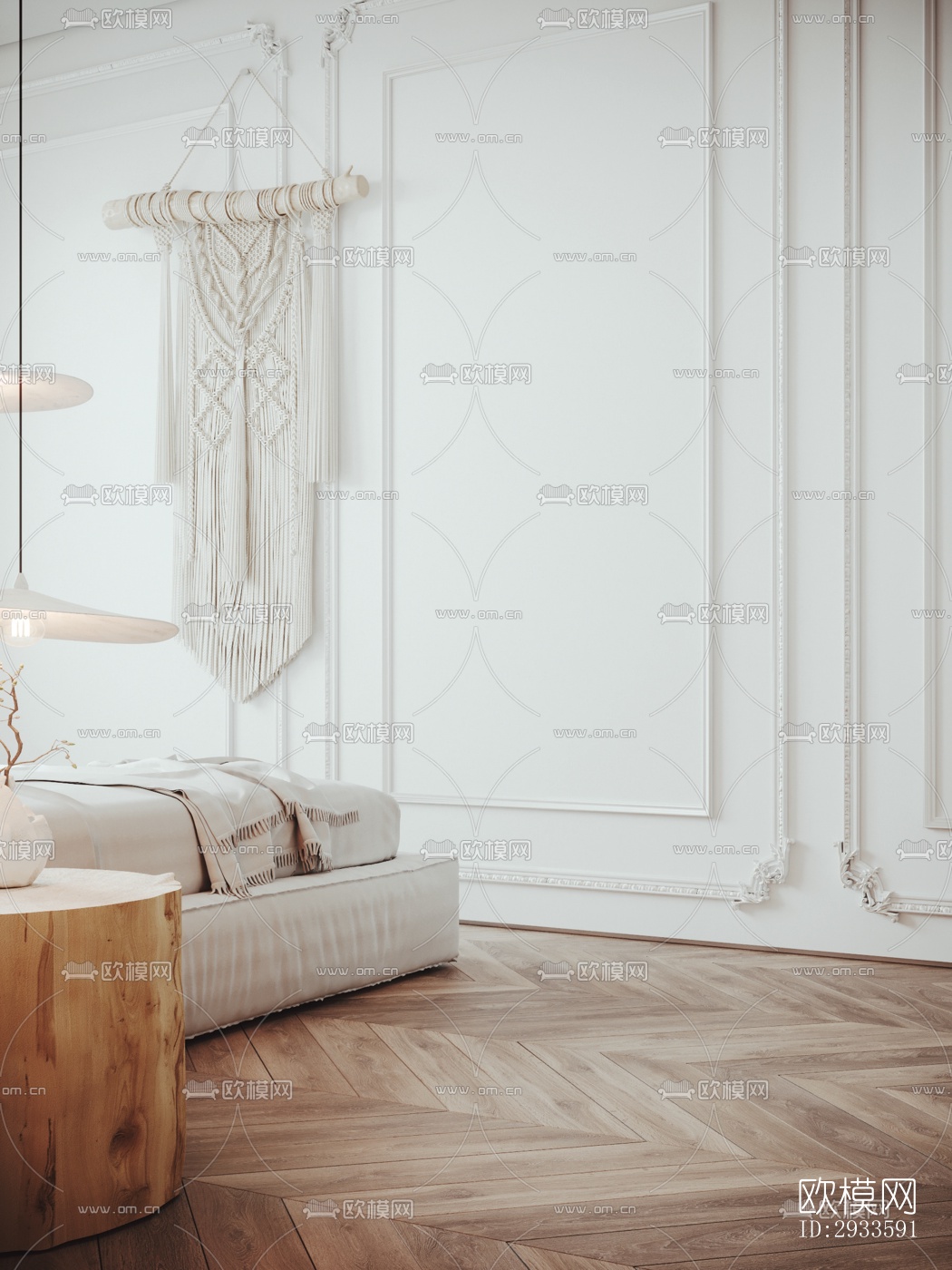 北欧公寓效果图下载（渲染图2）