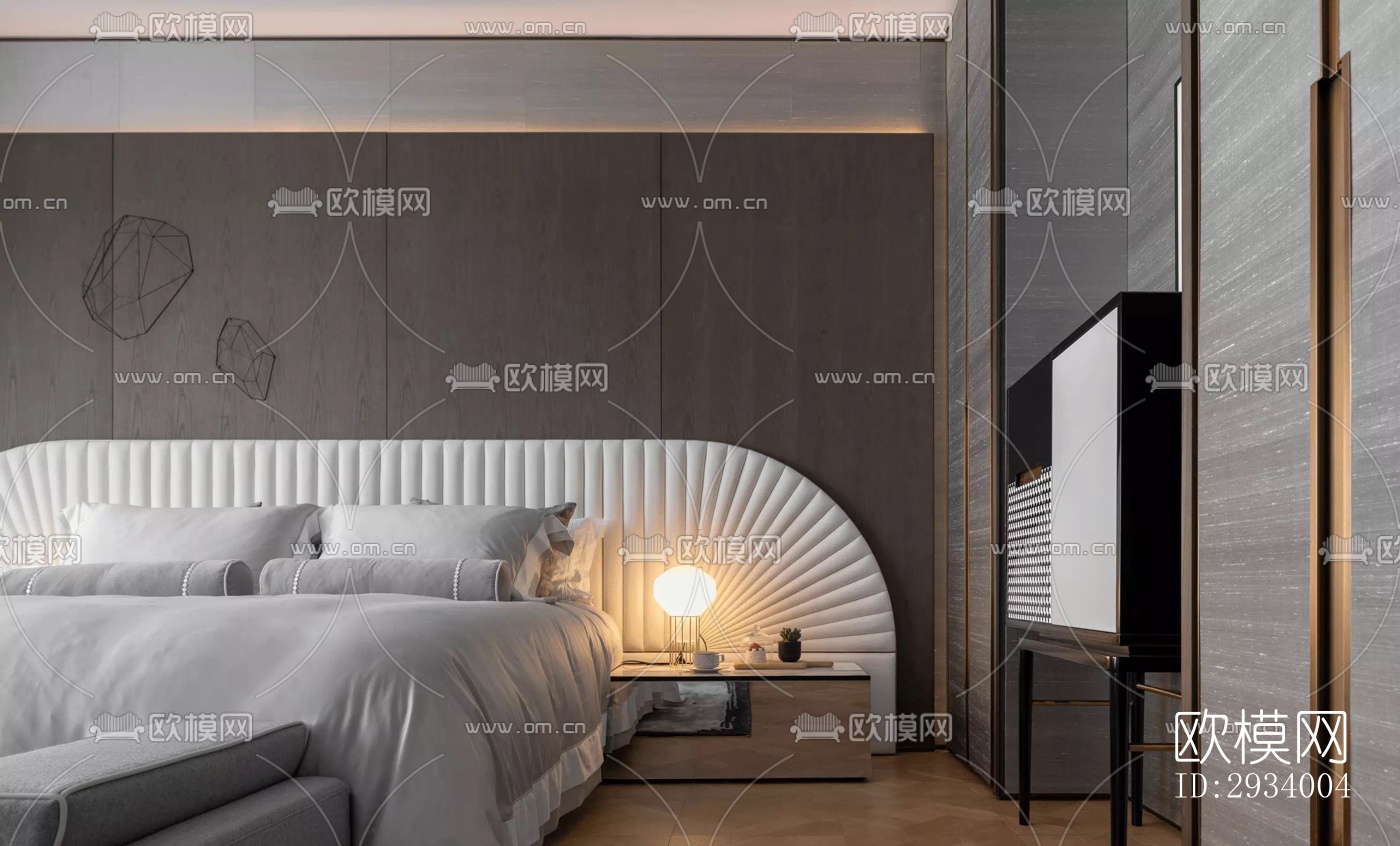 新中式别墅效果图下载（渲染图3）