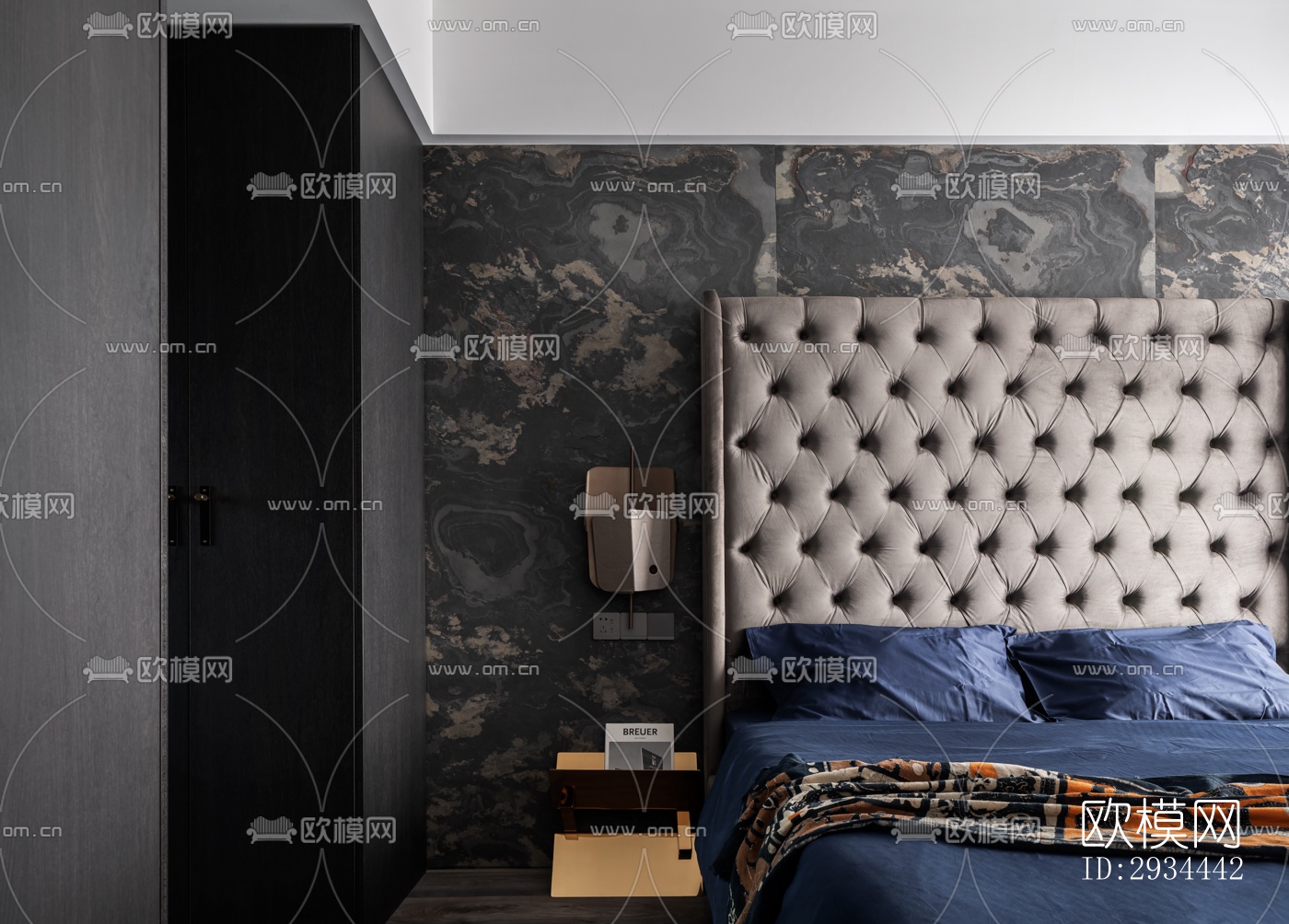 后现代平层效果图下载（渲染图8）