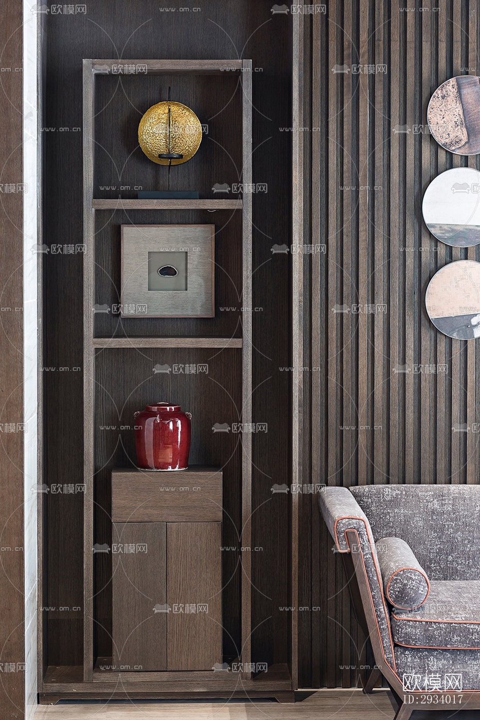 新中式别墅效果图下载（渲染图20）