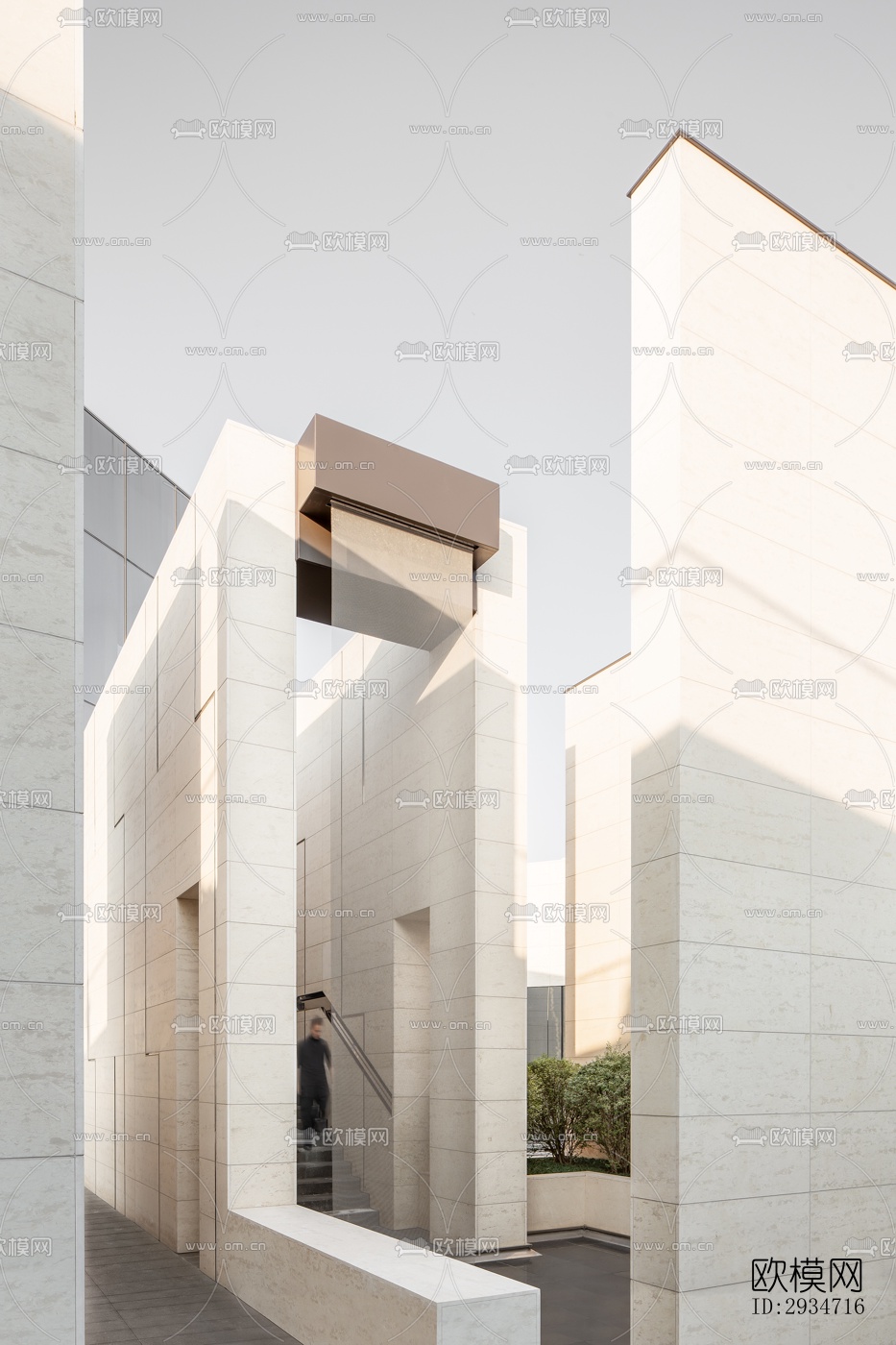 现代平层效果图下载（渲染图1）