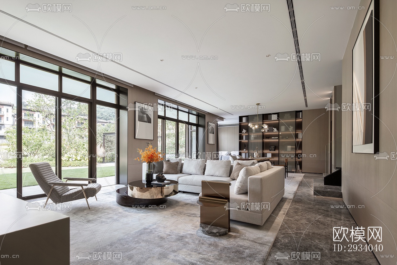 现代别墅效果图下载（渲染图12）