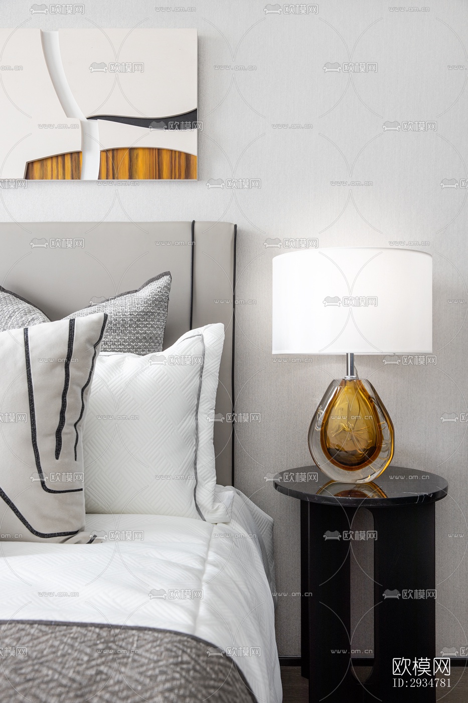 现代平层效果图下载（渲染图12）