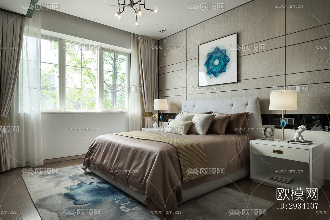 现代别墅效果图下载（渲染图12）