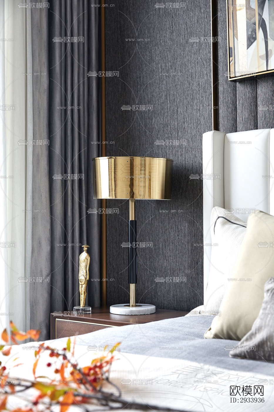 新中式别墅效果图下载（渲染图14）