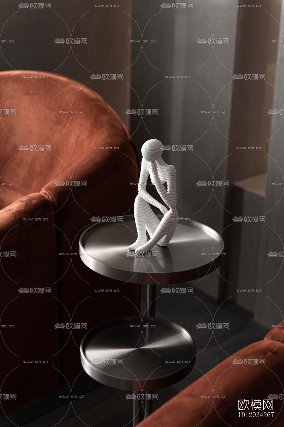 现代复式效果图下载（渲染图6）