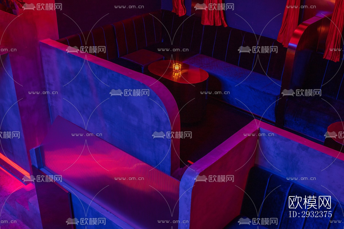 现代酒吧效果图下载（渲染图4）