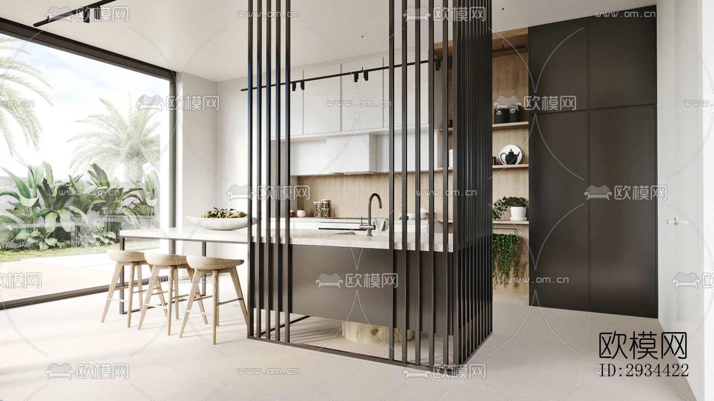 北欧平层效果图下载（渲染图17）