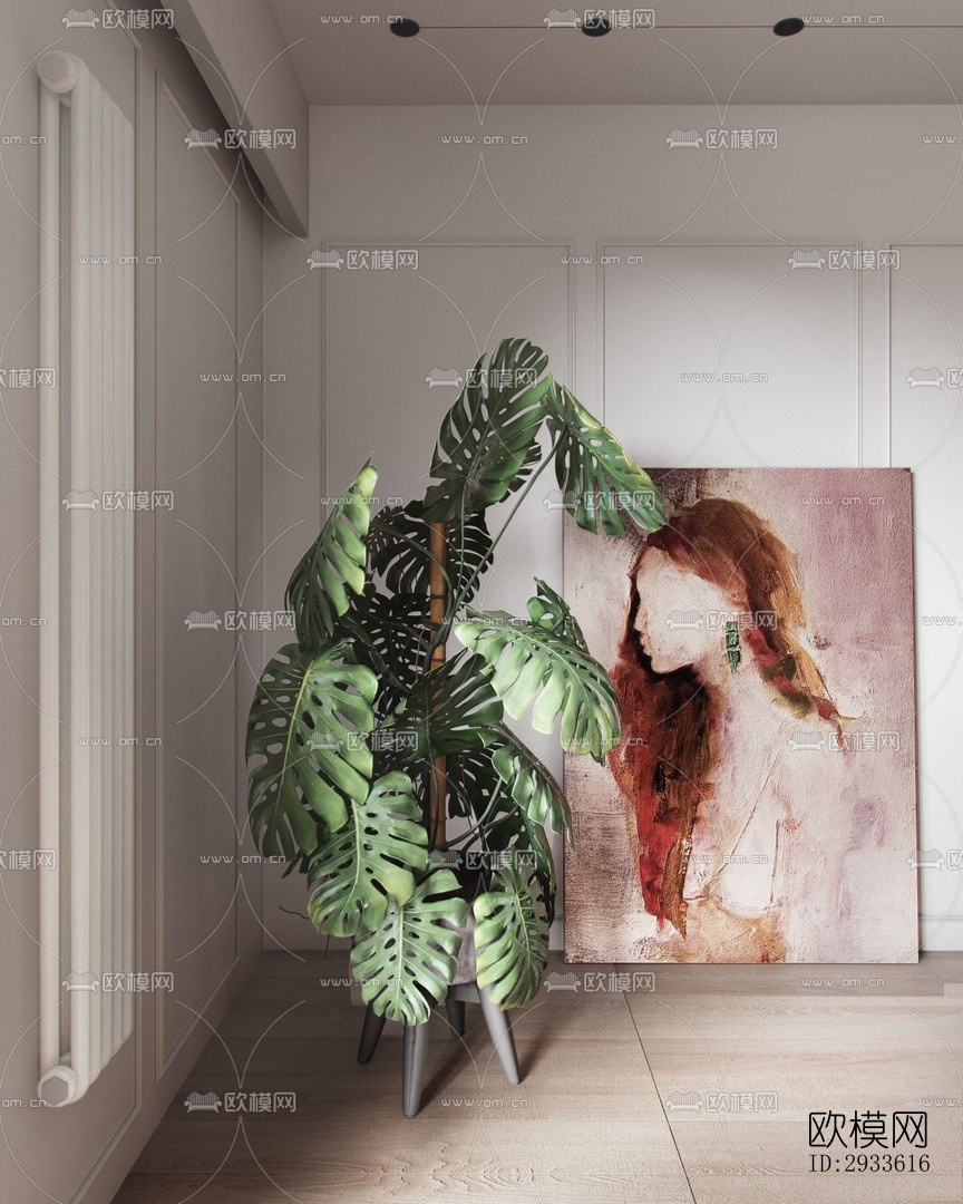 北欧公寓效果图下载（渲染图6）