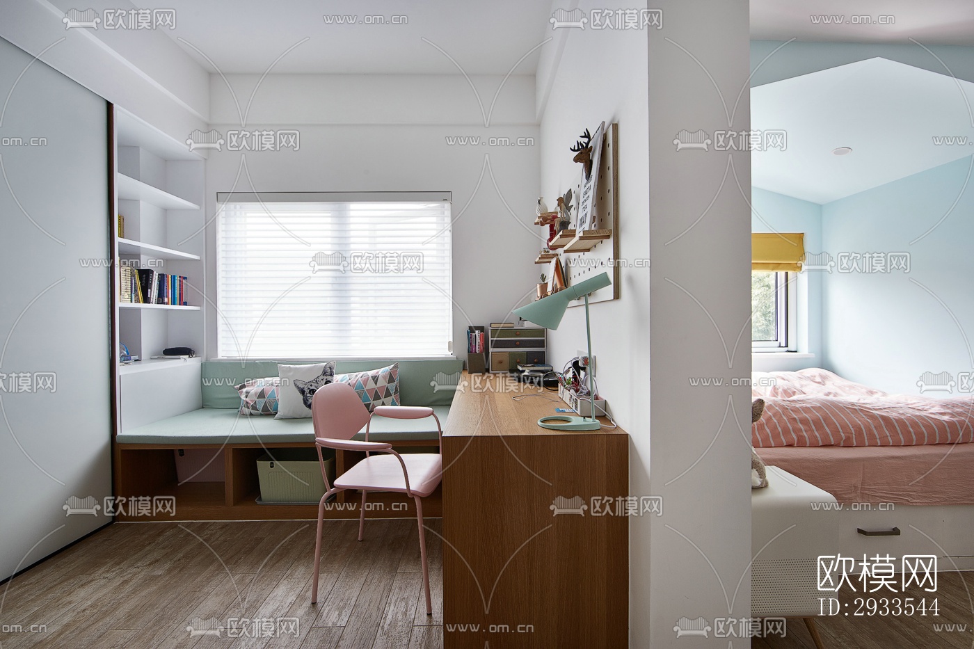 北欧公寓效果图下载（渲染图13）