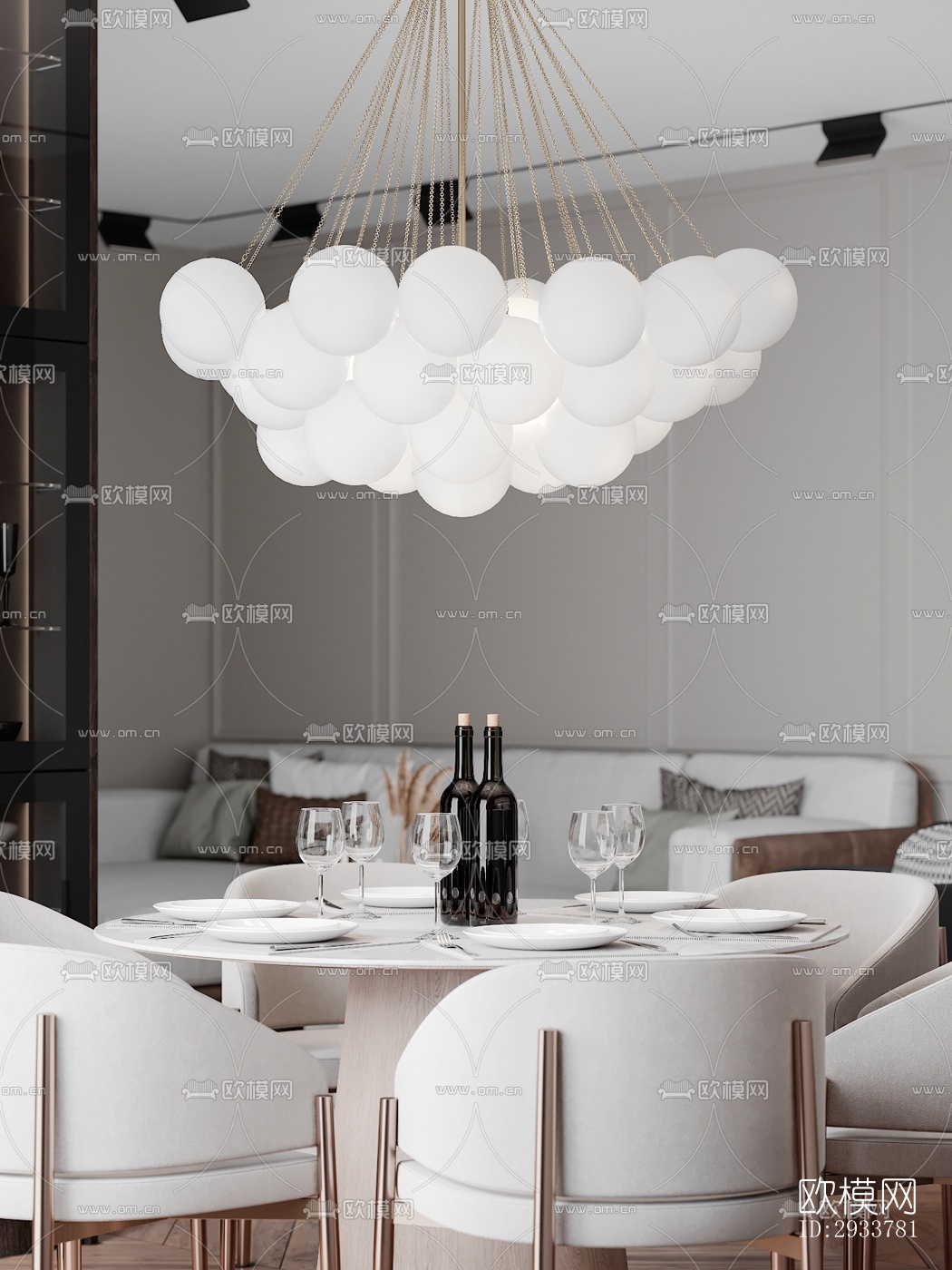 现代公寓效果图下载（渲染图4）