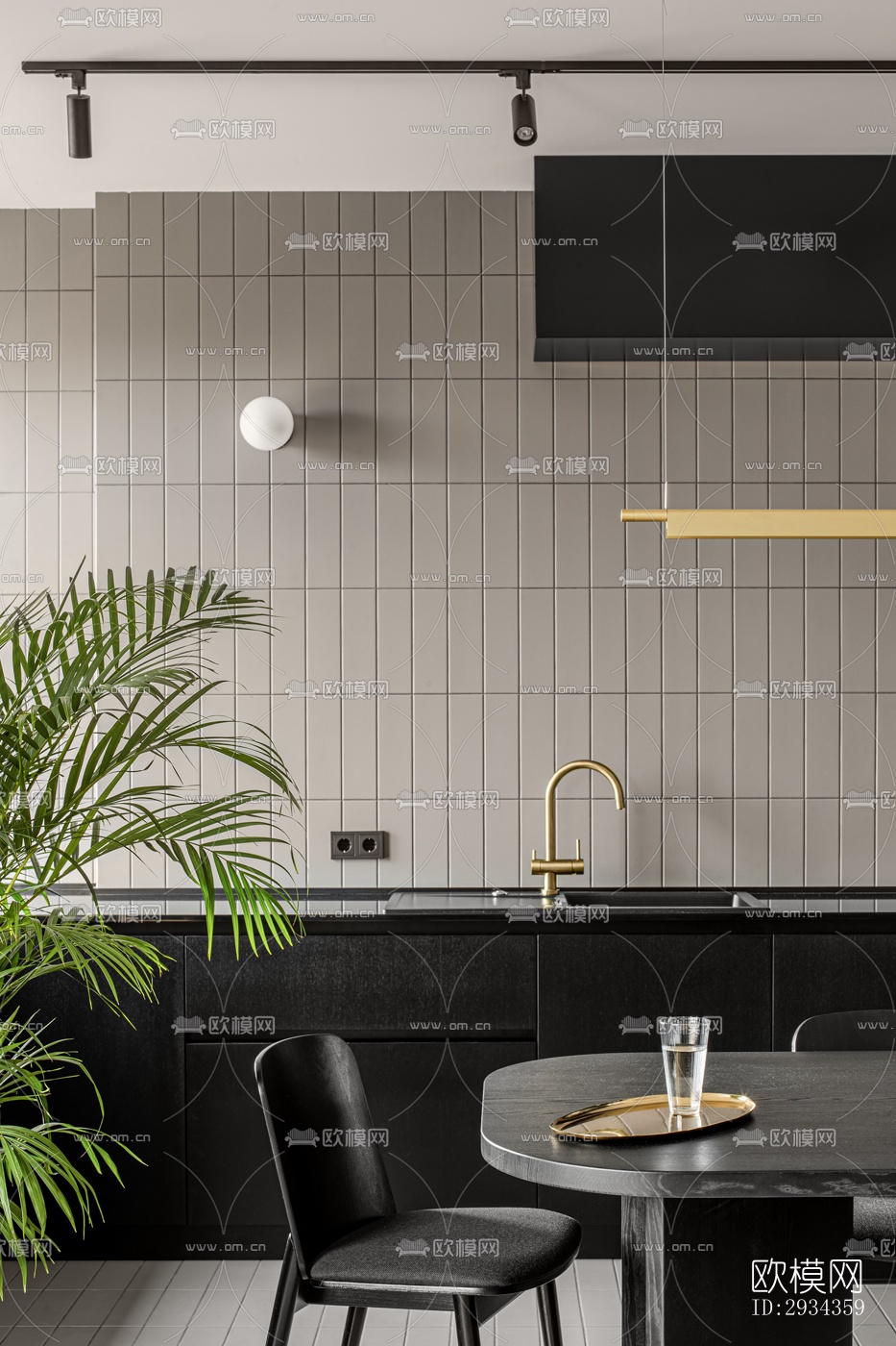 侘寂平层效果图下载（渲染图7）