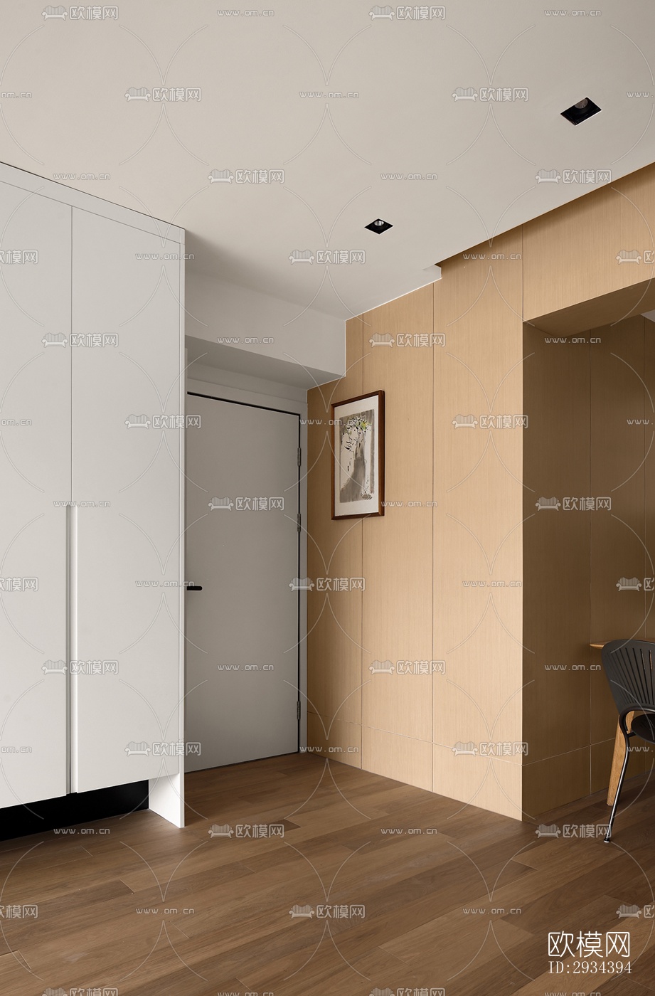 北欧平层效果图下载（渲染图2）