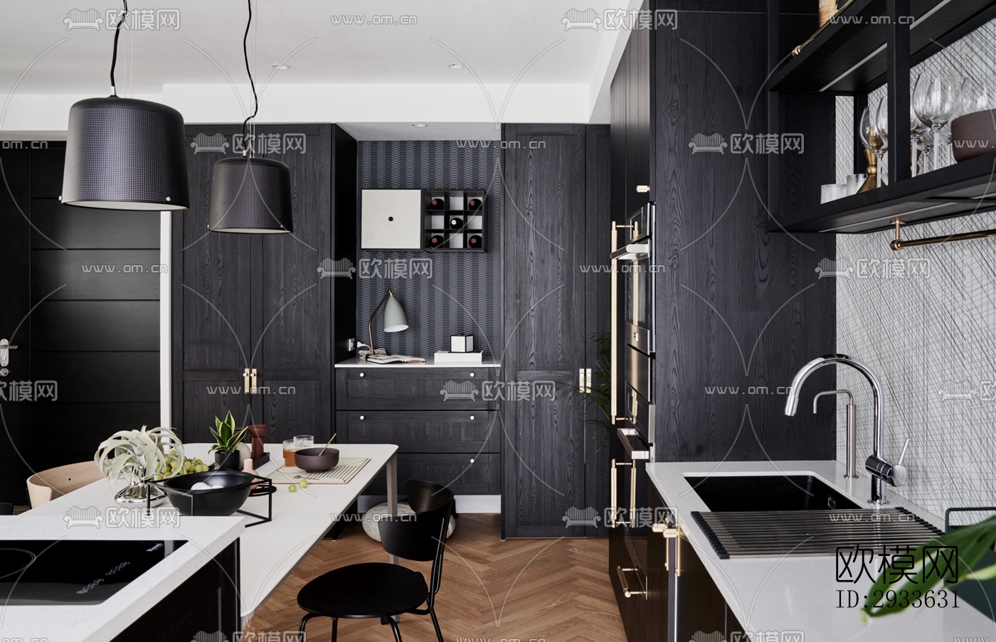 北欧公寓效果图下载（渲染图20）