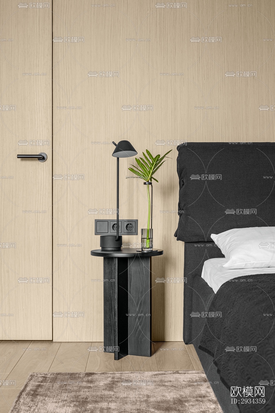 侘寂平层效果图下载（渲染图13）